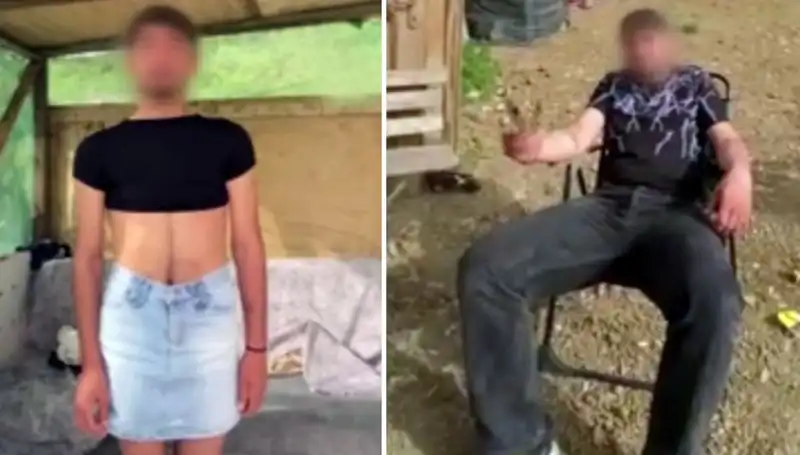 Hırsızları Yakalayıp Kadın Kıyafeti Giydiren Adamların Şaşırtan Videosu