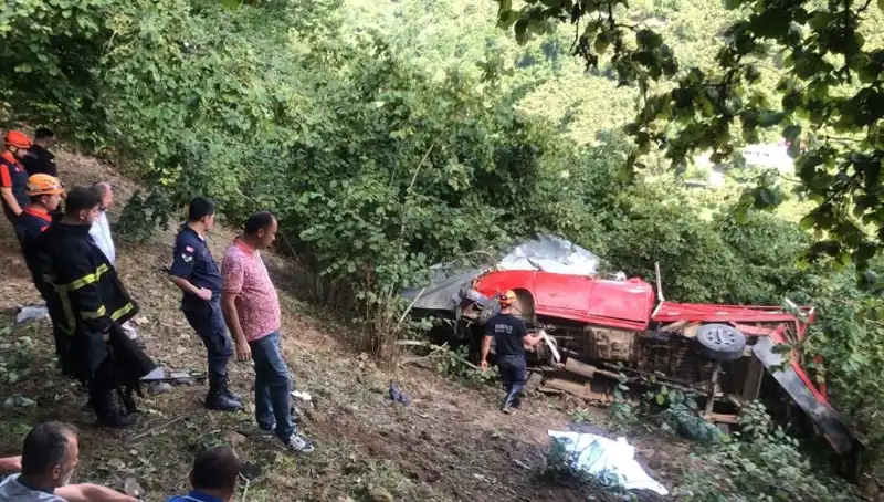 Fındık İşçilerini Taşıyan Araç Şarampole Yuvarlandı: Korkunç Kaza Detayları