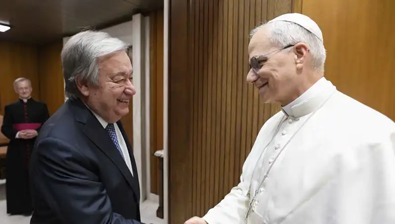 Papa Leo ve Guterres: Dini ve Kültürel Barış Üzerine Tarihi Buluşma