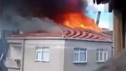 Bağcılar'da Beş Katlı Binada Aynı Anda İki Tehdit