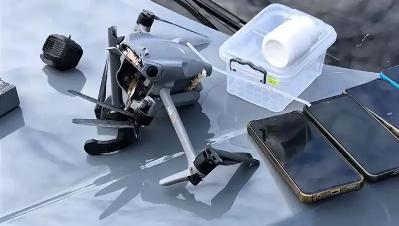Uyuşturucu Taşıyan Drone, Hava Kuvvetleri Tarafından Vuruldu!