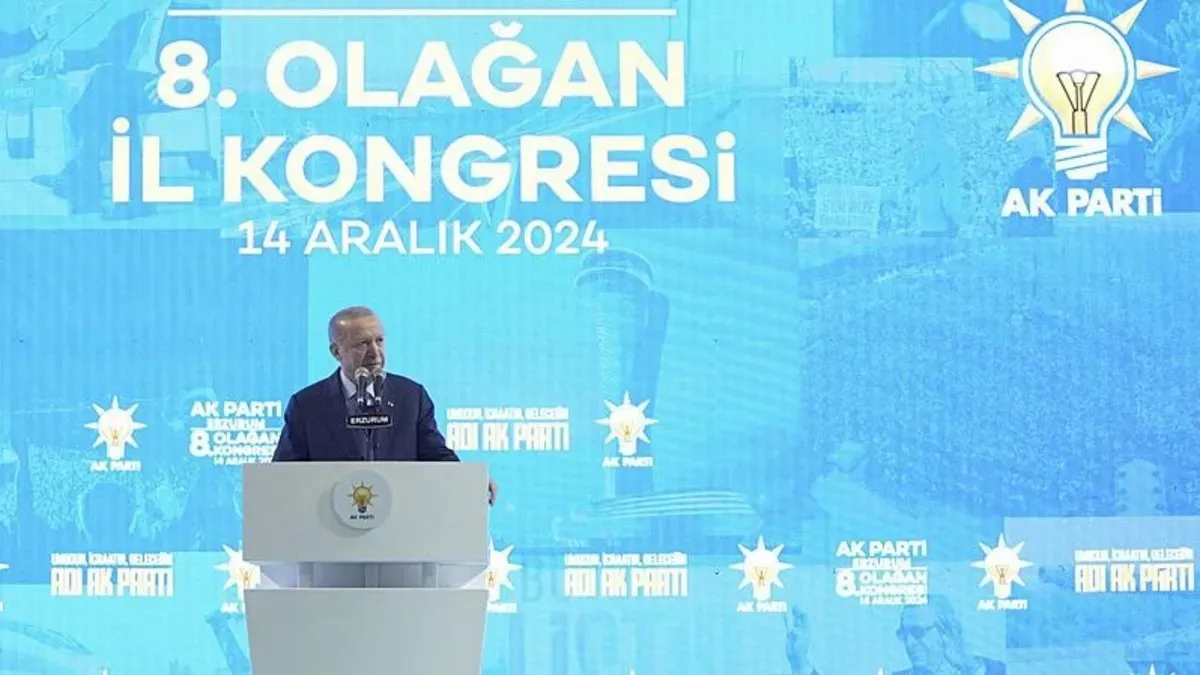 Erdoğan’dan Erzurum’da Suriye Mesajı: “Halk Devrimi Gerçekleşti, CHP’ye Gönderme”