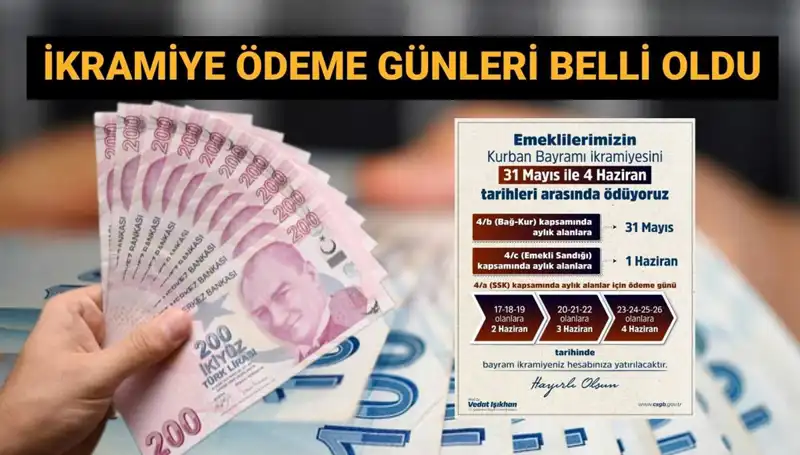 Emekli Bayram İkramiyesi: Hesaplara Ne Zaman Geçecek?